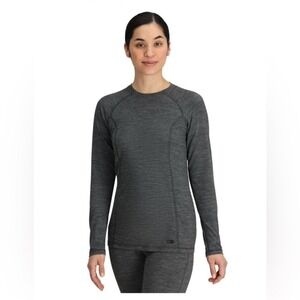 Outdoor Research Alpine Onset Merino 150 Baselayer Crew Charcoal Leggings L NWT